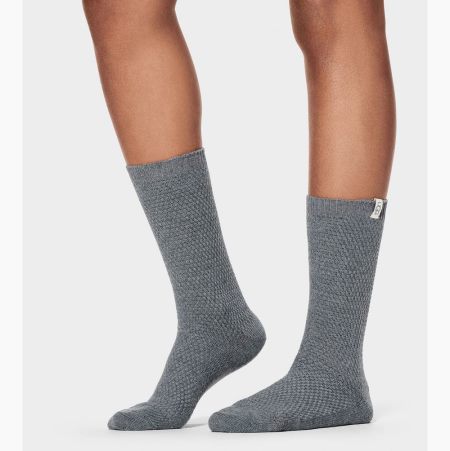 UGG Classic Boot Grey Socks for Women (QXDU95821)